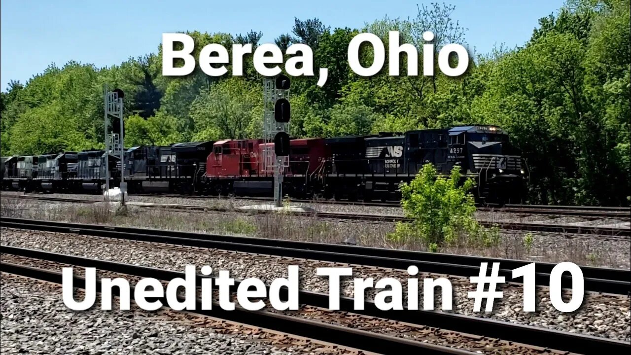 Berea Ohio NS power move with CP and great mixed freight with reading and northern train 10 of 14