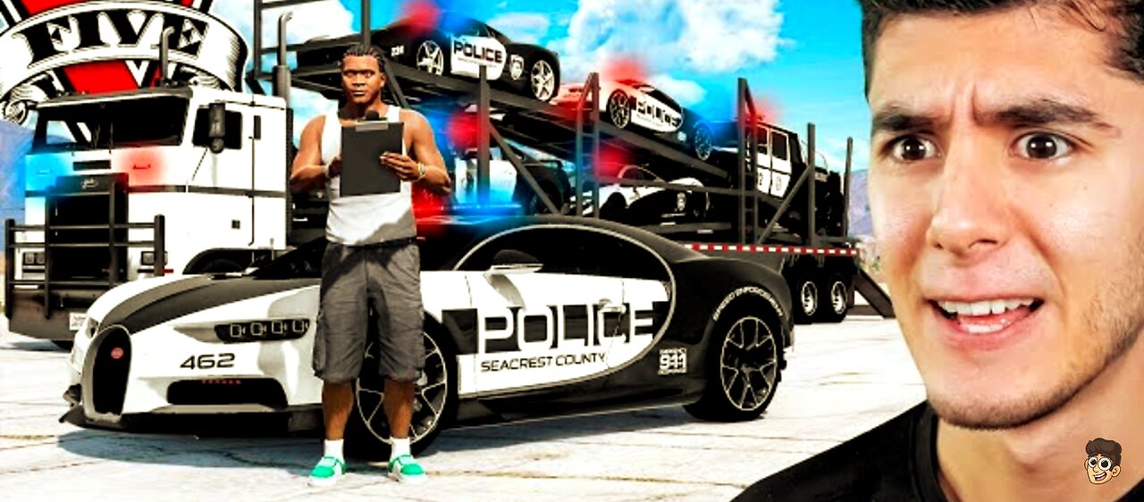 ENTREGANDO COCHES de POLICIA en GTA 5! (Mods)