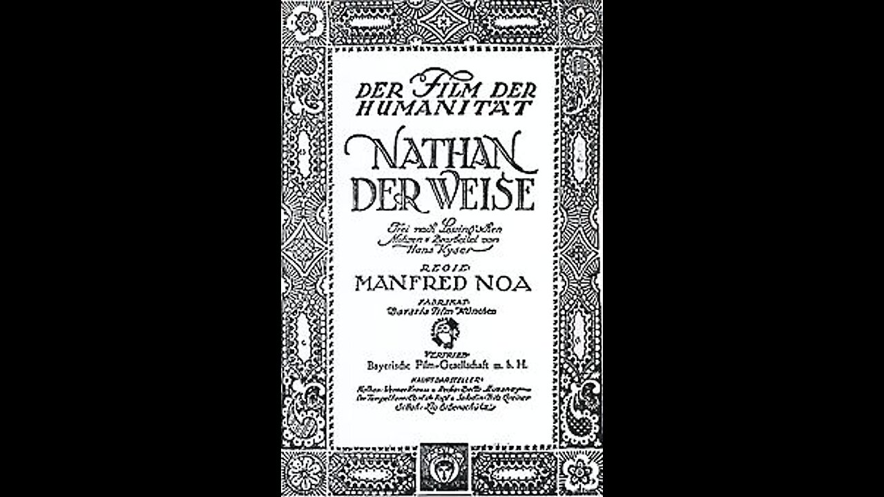 Nathan the Wise (1922 film) - Directed by Manfred Noa - Full Movie