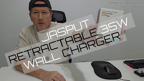 Jasput 35W Retractable USB-C Wall Charger Review | Fast & Portable USB Gan Charger