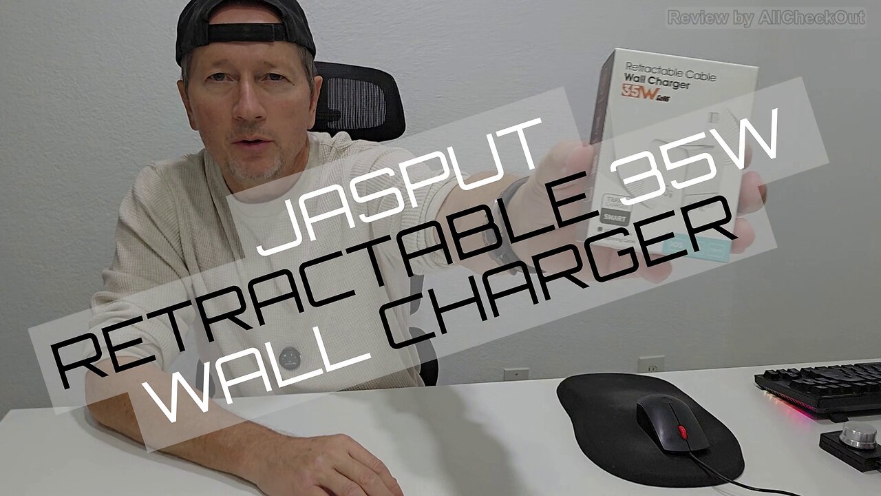 Jasput 35W Retractable USB-C Wall Charger Review | Fast & Portable USB Gan Charger