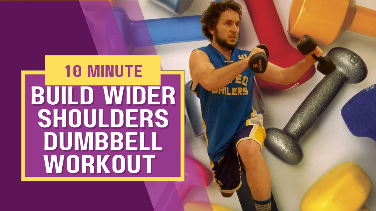 ULTIMATE WORKOUT TO GET WIDER, MORE MUSCULAR SHOULDERS WITH DUMBBELLS