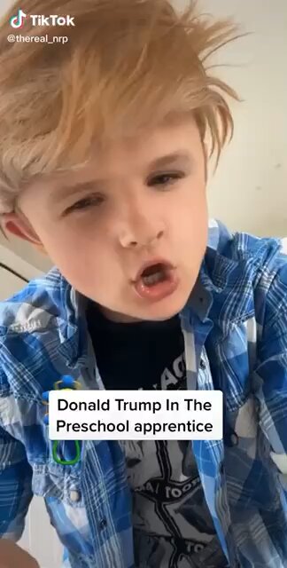 Baby Trump explains where the concept of build the wall came from