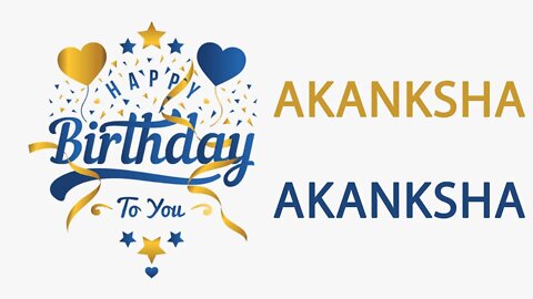 Happy Birthday to Akanksha - Hindi Birthday Wish From Birthday Bash