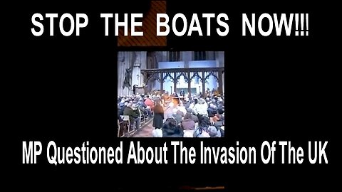 A lady corrects MP Andrew Selous on The Flip Flop Answers he Gives About Invasion Of Migrants.