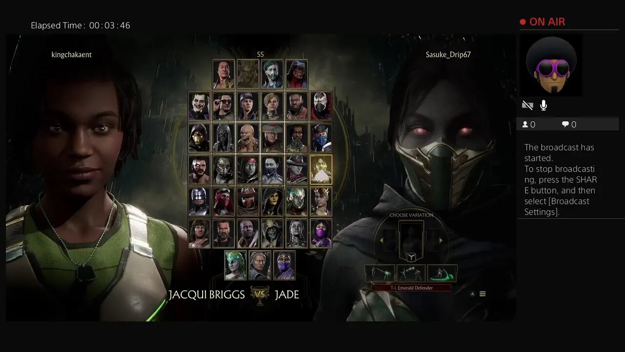 kingchakaent's Live PS4 Broadcast