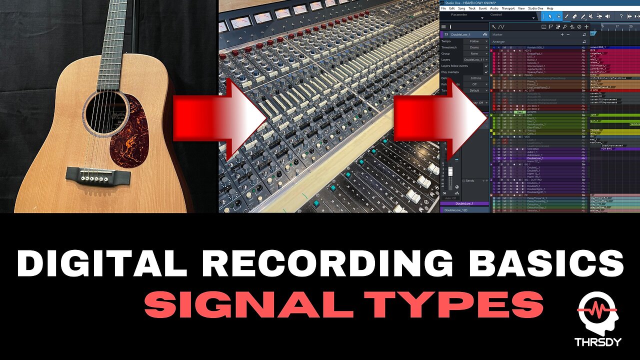 Signal Types (Digital Recording Basics 2/10)