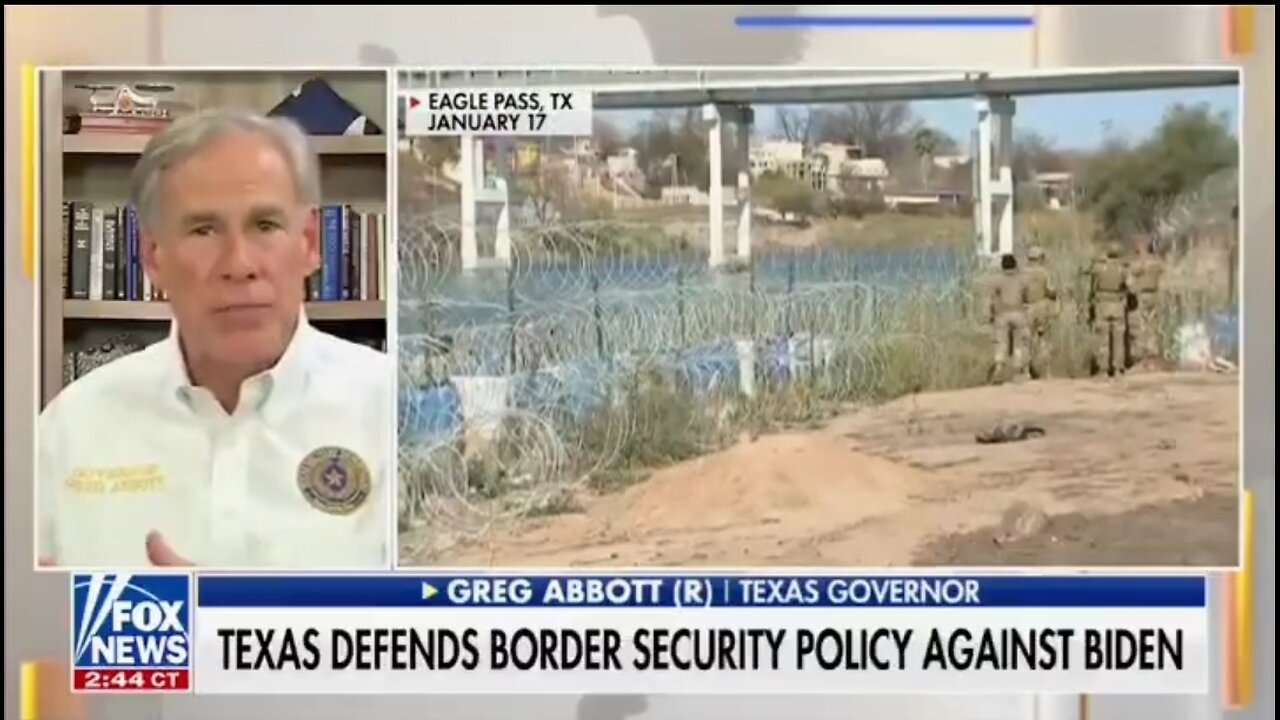 Texas Gov Abbott: Razor Wire Is Working!