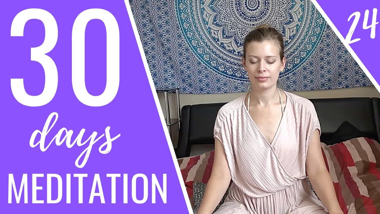 20 Min Meditation Timer | Day 24 | 30 Days Meditation Challenge (For Beginners)