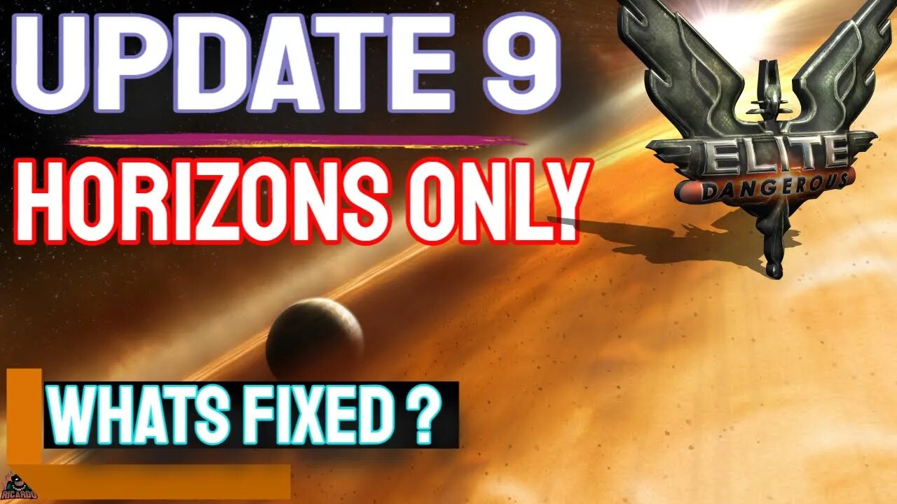 Horizons Patch Notes for UPDATE 9 // Elite Dangerous Horizons