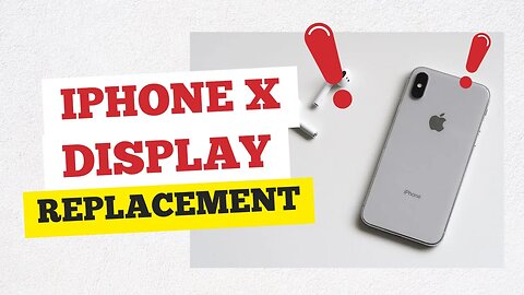 Apple, Iphone X, display, screen, lcd, replacement, repair video