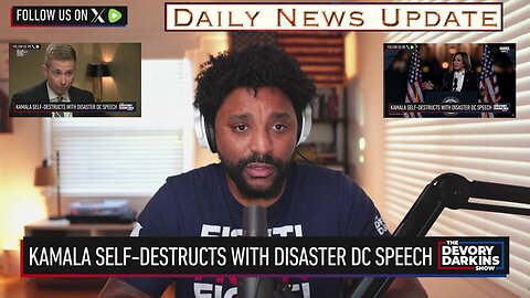 x185a: DeVory Darkins - Kamala SELF-DESTRUCTS During DISASTER DC Speech