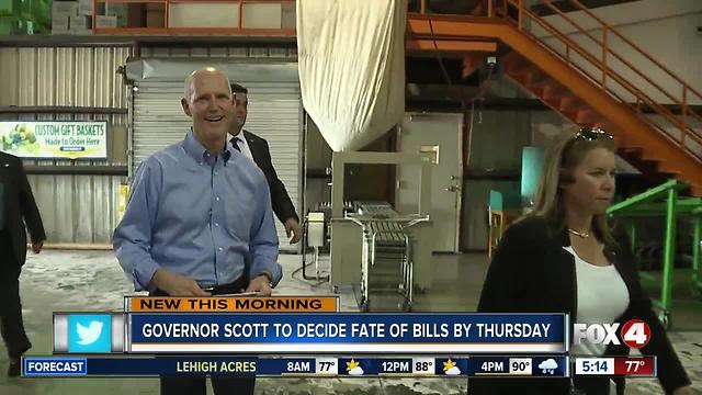 Decision time for Florida Gov. Scott on remaining bills