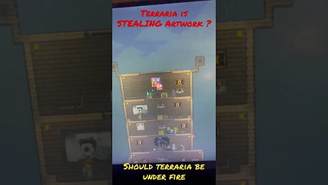 Terraria is Stealing Artwork ? #shorts