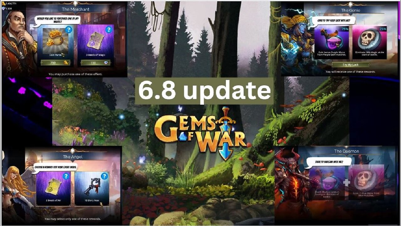 Gems Of War New Update 6.8 affects on Gnome a Palooza? #short