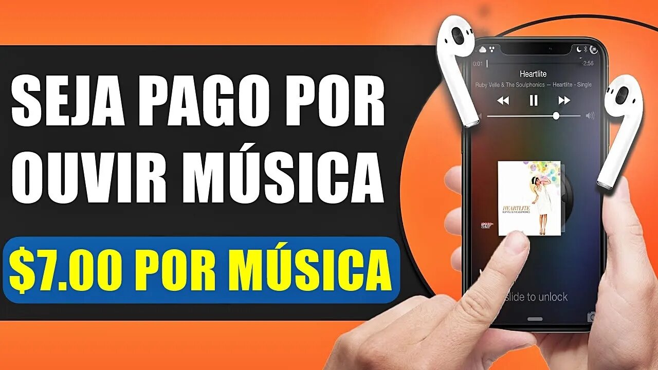 Ganhe $7.00 a Cada 30 Segundos Apenas Ouvindo Músicas (Ganhar Dinheiro Online)