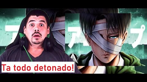 React ♪ Levi Ackerman Minha Última Missão AniRap Prod. WB - Melhor do mundo