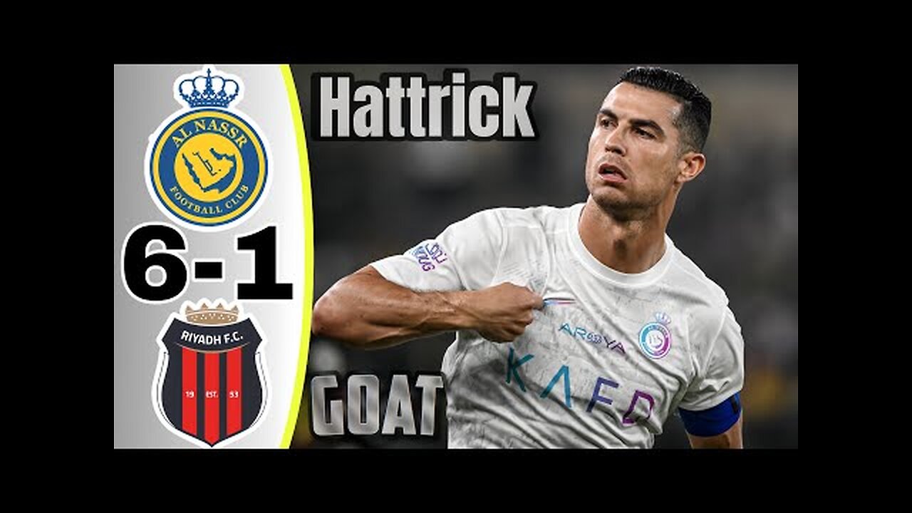 Cristiano Ronaldo Hattrick 🔥 Al Nassr Vs Al Riyadh Highlights All Goals