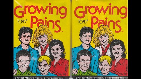 Growing Pains Picture Trading Cards Packs (1988, Topps) -- What's Inside