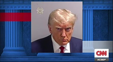 Former president Donald trump's booking photo realized