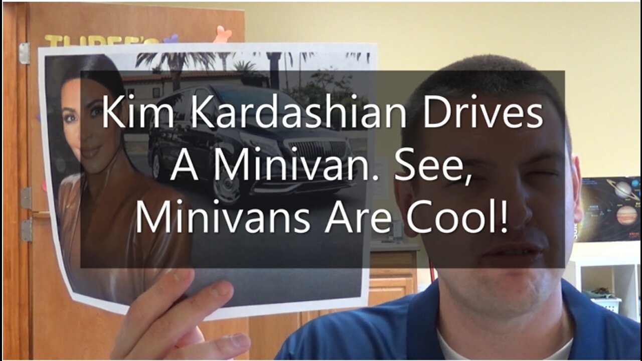 Kim Kardashian Drives A Minivan. See, Minivans Are Cool!