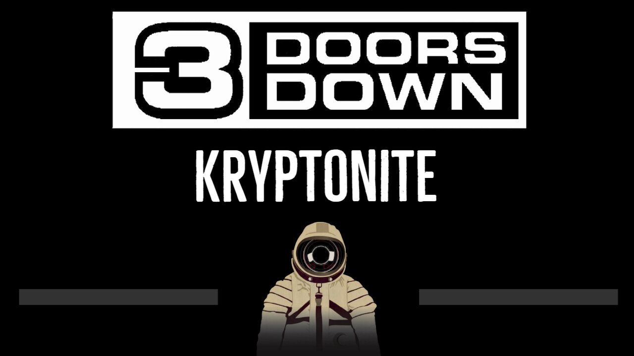 3 Doors Down • Kryptonite (CC) 🎤 [Karaoke] [Instrumental Lyrics]