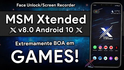 NOVA MSM Xtended XQ v8.0 | Android 10.0 Q | Extremamente boa pra JOGOS! MUITAS CUSTOMIZAÇÕES!