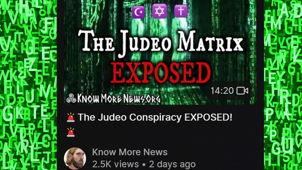 The Judeo Conspiracy EXPOSED▮Know More News w/Adam Green