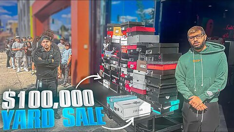 $100,000 Yard Sale At COOLKICKS 