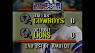 1986-09-14 Dallas Cowboys vs Detroit Lions