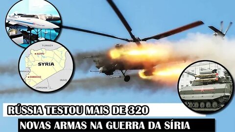 Rússia Testou Mais De 320 Novas Armas Na Guerra Da Síria