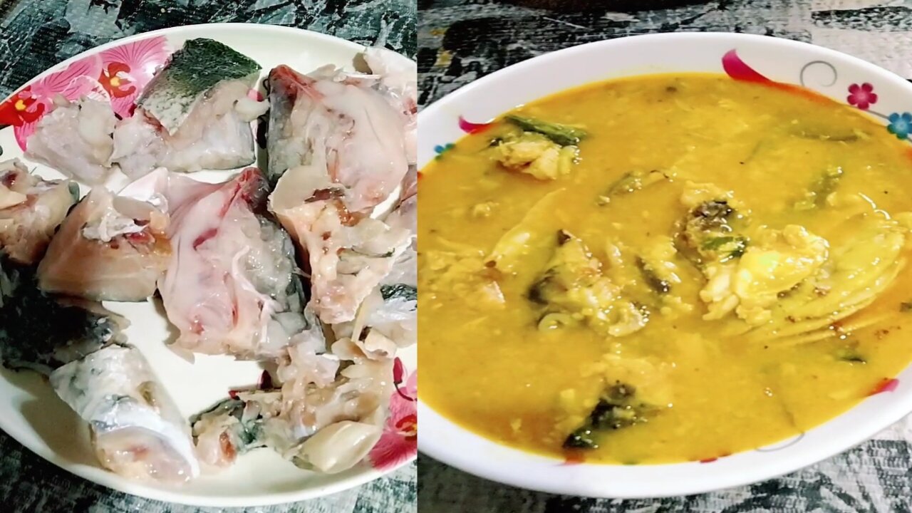 বড় মাছের মাথা দিয়ে মুগডাল ভুনা রেসিপি 😋