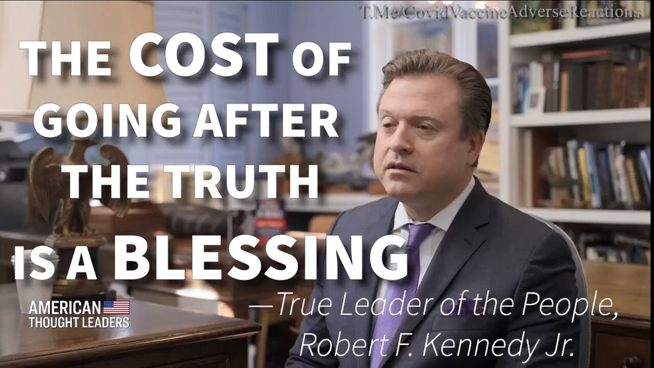 Robert F. Kennedy Jr., a True Leader of the People, Talks About the Cost of Going After the Truth