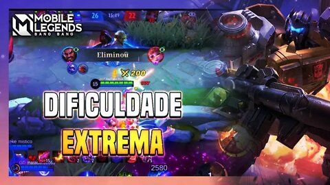 ESSA FOI A PARTIDA MAIS DIFICIL QUE JOGUEI NOS ULTIMOS TEMPOS | MLBB