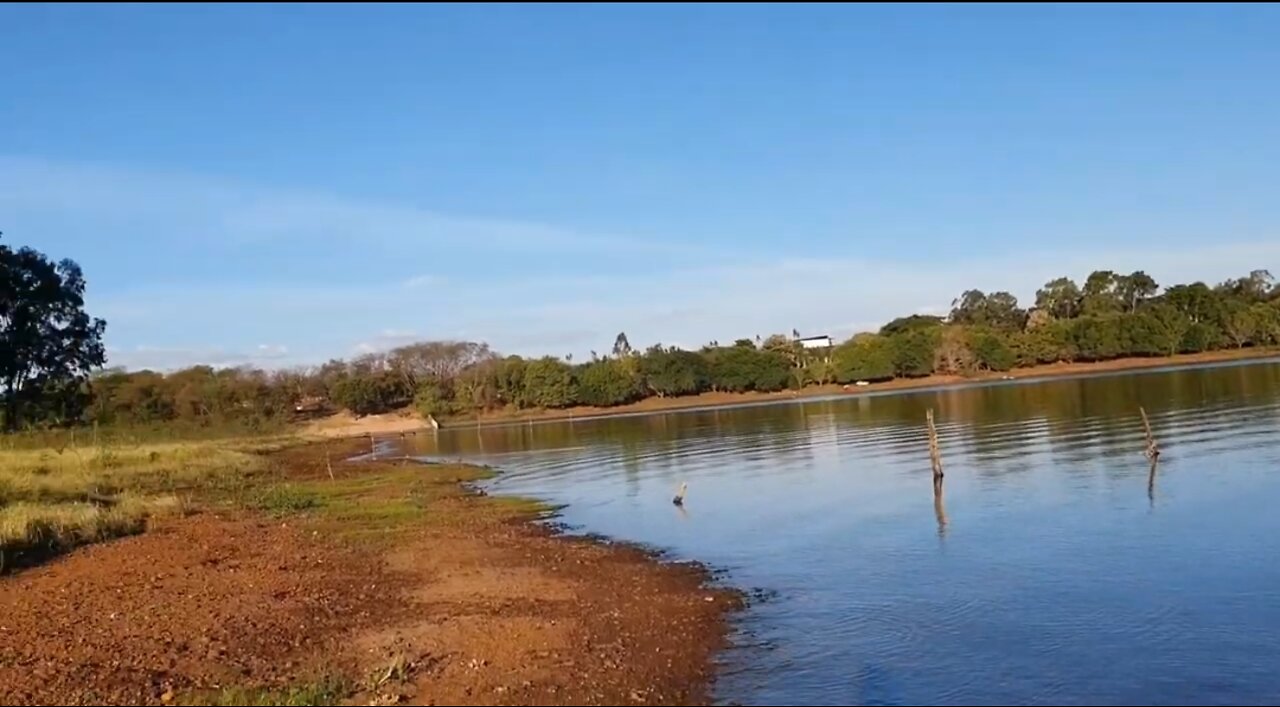 Sunset walk along the river