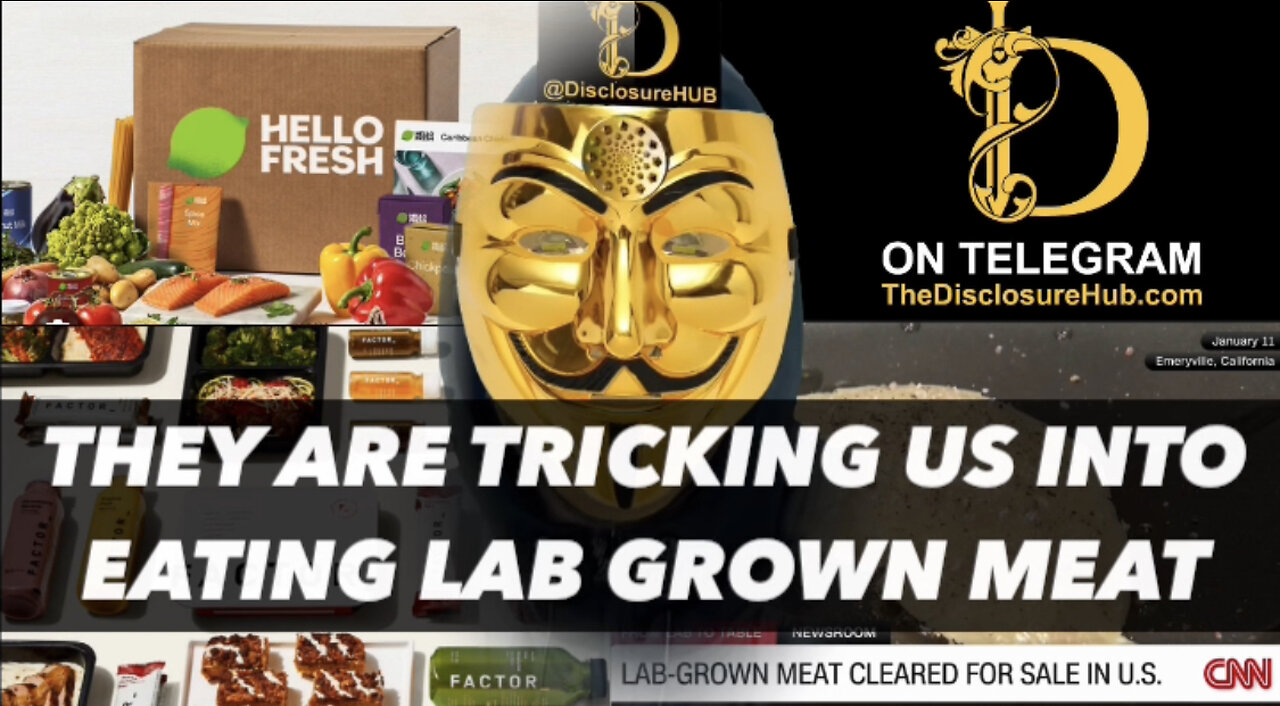 😡 THEY ARE TRICKING US INTO EATING LAB GROWN MEAT!