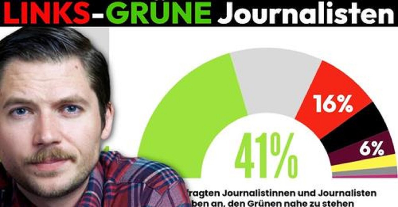 Deutsche Journalisten sind LINKS & GRÜN! | Studie offenbart offenes Geheimnis