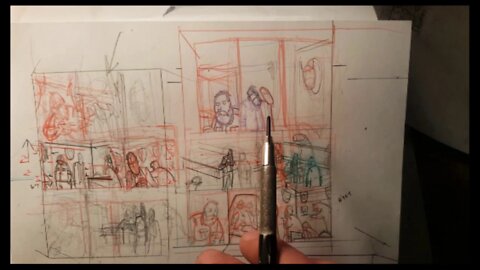 Comic Book Illustration - making some layout decisions