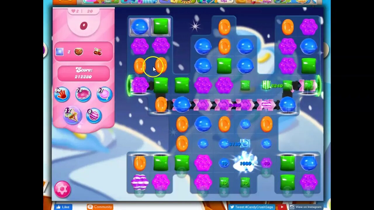 Winter Festival Level 20 Audio Talkthrough for Candy Crush