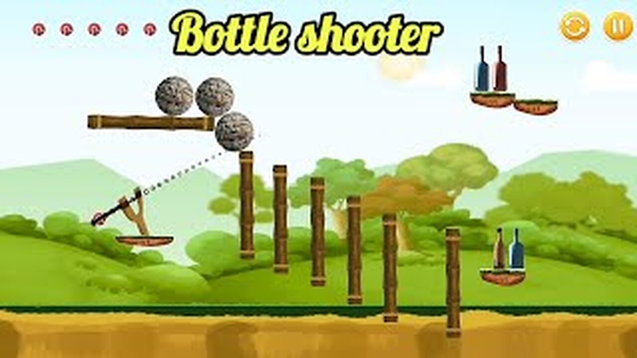 Bottles shooter🍾knock down game/glass bottle shooter/forest world level 9to15/ Andriod gaming land