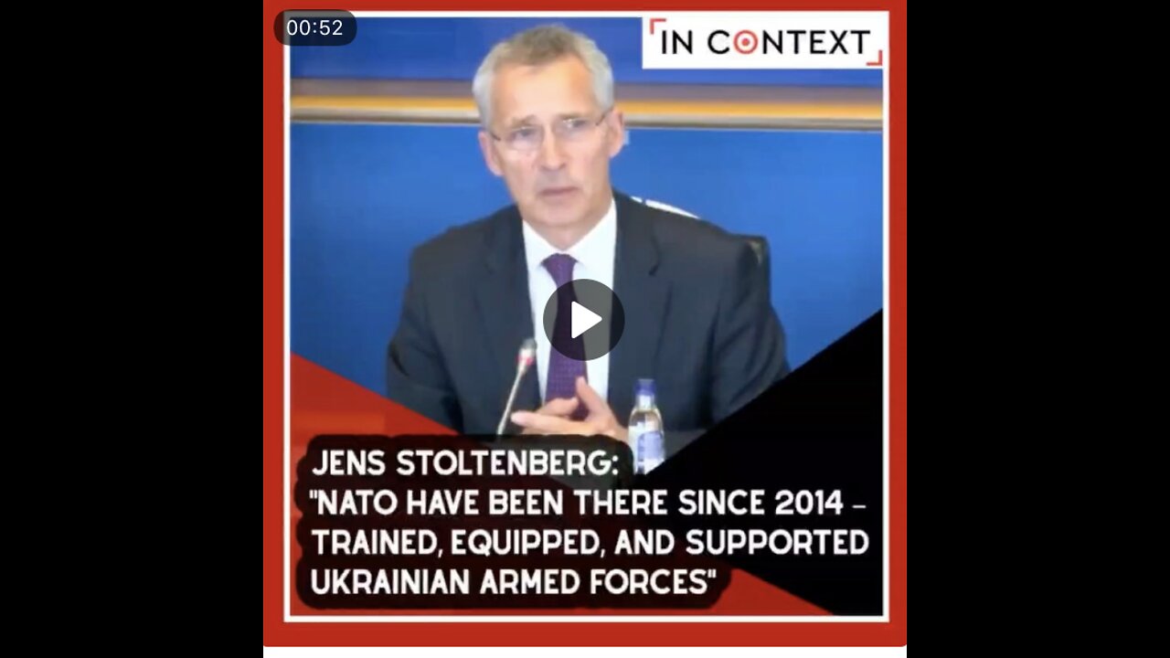 NATO supported Ukraine right from the start of the Civil War in 2014