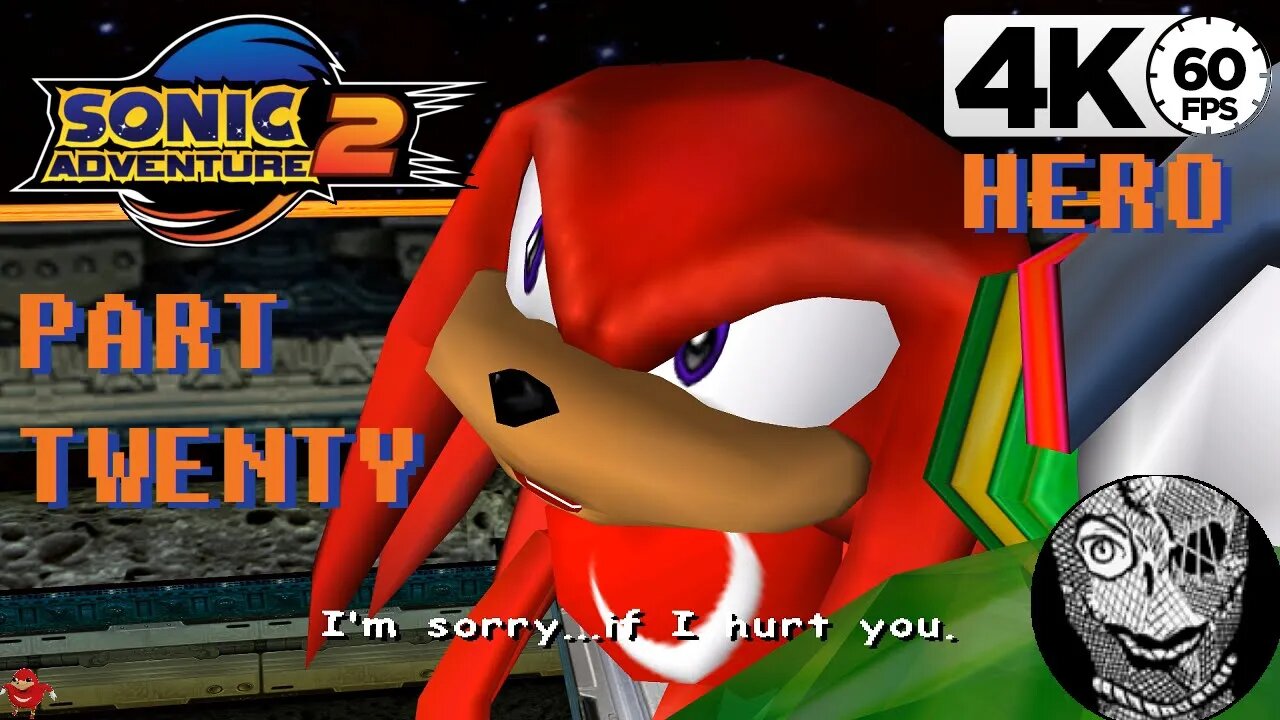 (PART 20) Sonic Adventure 2 4k [Knuckles vs Rouge] Hero Storyline