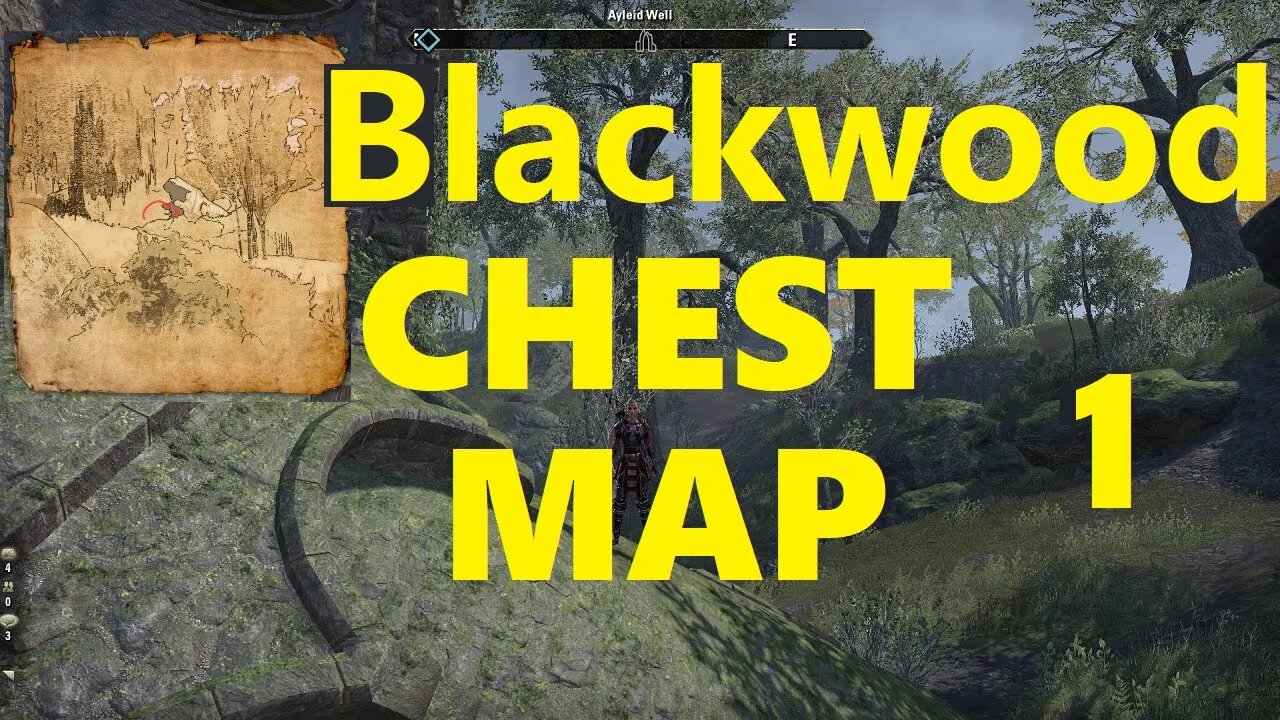 ESO Blackwood Treasure Map 1 Location! - (Guide Series) Elder Scrolls Online