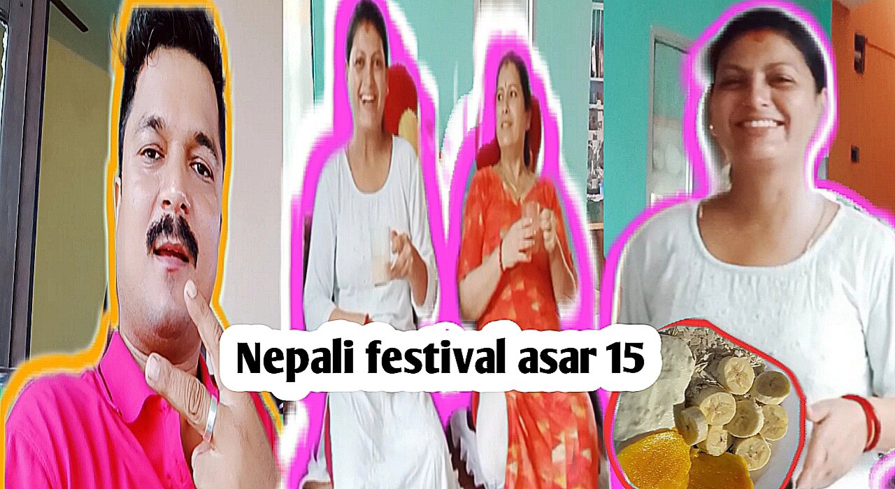 Festival in nepal asar 15||dahi chura khaiyo aaja||dahi chura recipe||Saurab vlogs