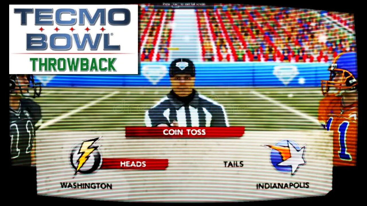 Tecmo Bowl Throwback || Washington vs Indianapolis