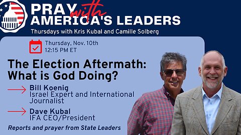 The Election Aftermath: What is God Doing?