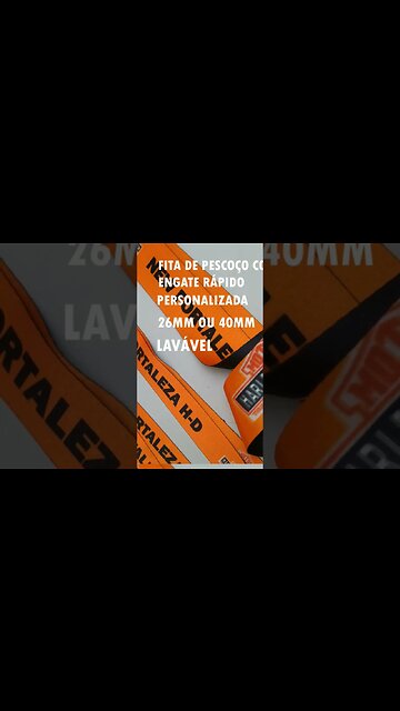 Fita de Pescoço com engate rápido. BAMBUino.com.br