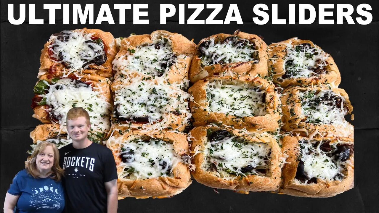 The ULTIMATE STUFFED PIZZA SLIDERS | How To Make Pizza Sliders Recipe