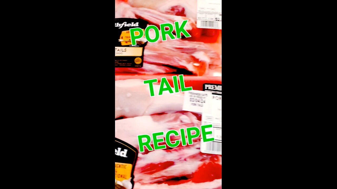 PORK TAIL RECIPE? 🐖 #porktails #southern #food #cooking #recipe #southerncooking #weirdfood #foodie