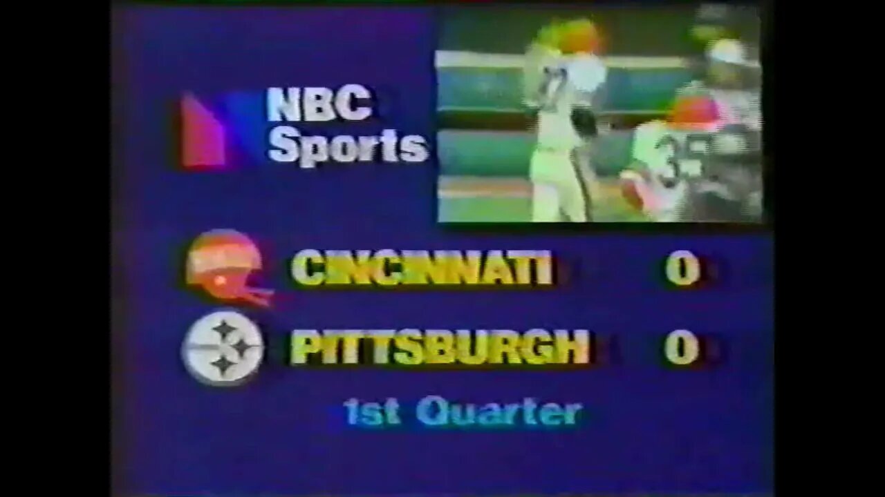 1979-12-02 Cincinnati Bengals vs Pittsburgh Steelers